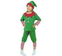 Costume Elfe Doudou Enfant 4/6 ans Rouge G