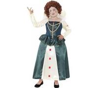 Costume Elisabeth I Horrible Histories pour fille - 10-12 ans G