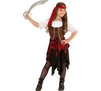 Costume enfant aventure pirate - costume de pirate fille M - 140 cm