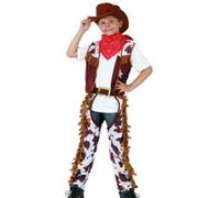Costume Enfant Cow Boy Taille 7-9 ans (M)
