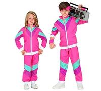 W WIDMANN MILANO Party Fashion - Costume pour enfant survêtement, veste et pantalon, tenue des années 80, survêtement de jogging pour le carnaval et les fêtes