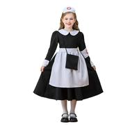 Costume Enfant infirmière, Robe, médecin, Docteur, déguisements de Carnaval, Déguisement d'infirmière Officiel de la Première Guerre Mondiale pour Fille, Uniforme d'hôpital
