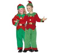 Costume De L'Elfe Smiffys Aide De Noël Unisexe Enfant Costume De Noël 24507