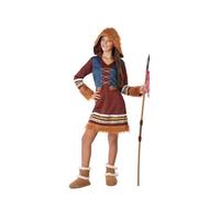 Costume Eskimo Brun Et Bleu Pour Les Filles (Taille 10-12a) Multicolore