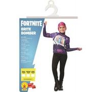 RUBIE'S Déguisement Top + Cagoule Officiel Fortnite Brite Bomber
