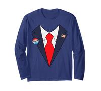 Costume et cravate du président Trump Trump Inauguration de Donald Trump Manche Longue