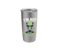 Costume étrange et drôle « I'm Not From Around Here » Gobelet isotherme en acier inoxydable double paroi