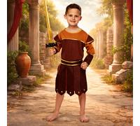 Costume Fantaisie De Soldat Romain Pour Garçons Âge 10-12 Ans