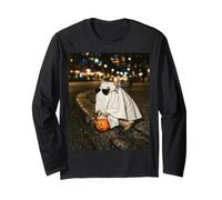 Costume fantôme Cochon d'Inde Trick Or Treat Funny Halloween Meme Manche Longue