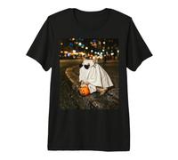 Costume fantôme Cochon d'Inde Trick Or Treat Funny Halloween Meme T-Shirt Haut de Gamme