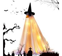 Costume Fantôme Halloween Géant Lumineux 58 cm pour Oies de Porche - Décoration Costume pour Oies de Porche, De Figurine pour Collectionneurs d'halloween Propriétaires Décoration