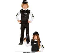 costume FBI junior polyester noir mt 7-9 ans
