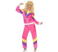 Costume Femme Annees 80 Tenue De Sport - Rose - L rose G
