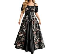 Costume Femme Danseuse Squelette, Robe Imprimé Os, Déguisement Halloween