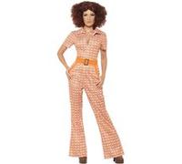 Costume Femme Des Annees 70 authentique - Orange - S Orange G