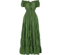 Costume Femme Moyen Age Corset Dentelle Robe Longue Noir Jupe Malefique Victorienne Déguisement Mariée Velours Soiree Sorciere Demon Robe Halloween XXL