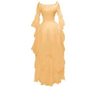 Costume Femme Moyen Age Totally Spies Costume Robe Longue Noire Femme Gothique 2Xl Deguisement Elfe Adulte Robe Belle Disfraz Para Mujer Vetement Gothique Déguisement Malefique Medievale Grande