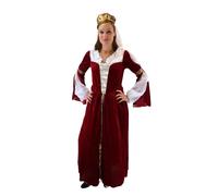 Costume Femme Reine Princesse Noble Dame Noble Moyen Âge Conte Rouge K43