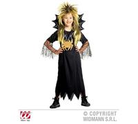 Costume fille araignée halloween - WIDMAN - Taille 8-10 ans - Noir - Polyester