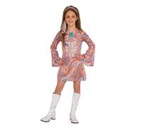 Costume Fille Go Go Années 70 60 Déguisement Hippie Tenue Filles