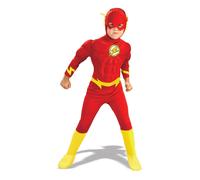 Costume Flash Deluxe Super-Héros Enfant Déguisement Bande Dessinée Garçons DC