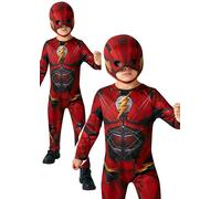 déguisement flash justice league garçon - 3/4 ans - rouge - rubie's france r640261t34 Rouge G
