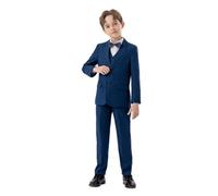 Costume Formel garçon, Smoking 4 pièces, Manteau, Gilet, Pantalon, nœud Papillon, Ensemble Slim, de 3 à 12 Ans