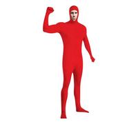 Costume furtif pour homme - Combinaison pour représentations sur scène et spectacles, noir - Costume de goku d'Halloween et de costumade (rouge, 180.00)