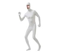 Costume furtif pour homme - Combinaison pour représentations sur scène et spectacles, noir - Costume de goku d'Halloween et de costumade (blanc, 190.00)