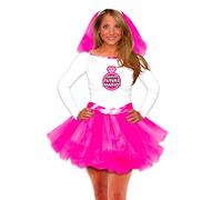 Costume Futur Mariée Taille Unique Multicolore