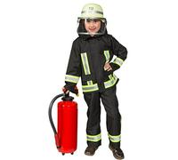Costume garçon Uniforme de pompier Déguisement de pompier allemand pour carnaval