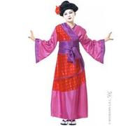 Costume Geisha Enfant - Rouge / rose / violet - 140 cm G