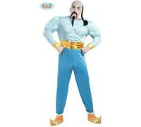Costume Genie De La Lampe Aladin Homme - Bleu - L dorée G