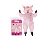 Costume Gonflable Cochon Rose