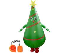 Costume gonflable d'arbre de Noel��m v?tements dr?leux air blow-up c?l?bration cosplay pour femmes adultes avec ventilateur bo?te ? piles incluse