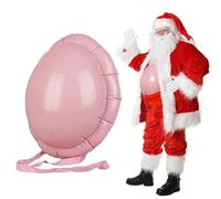 Costume Gonflable du Père Noël À Gros Ventre, Faux Ventre De Femme Enceinte À Taille Ajustable, Rembourrage pour Costume De Gros V-Entre, Accessoires pour Cosplay, Accessoires pour Cosplay De V-Entre