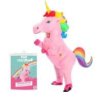 costume gonflable licorne géante rose - original cup cos-pinkuni Rose G
