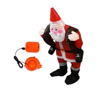 Costume gonflable Père Noël - Combinaison gonflable amusante de Noël, combinaison de pompe à air avec ventilateur à batterie, tenue festive légère | Idées pour adultes, réunion de famille