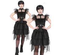 Costume Goth Pour Adultes Robe De Fête Halloween