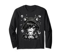 Costume Gothique Chat Gothique pour Fille Manche Longue