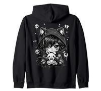 Costume Gothique Chat Gothique pour Fille Sweat à Capuche