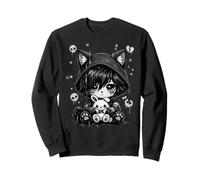 Costume Gothique Chat Gothique pour Fille Sweatshirt