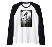 Costume Gothique Corbeau Corbeau épine cœur Sombre Romance Gothique Manche Raglan
