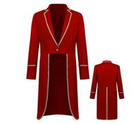 Costume gothique vintage Steampunk pour Halloween avec bordure dorée