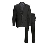 Costume grande taille - Jack & Jones - Franco - Slim Fit - Noir - Blazer simple 64