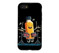 Costume Graphique Happy Bottle with Drums Instrument Coque pour iPhone SE (2020) / 7/8