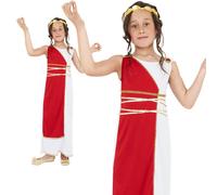 Costume Grec Pour Fille Enfant 4-12 Ans