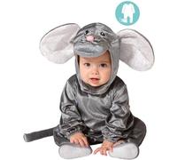 Costume Gris Souris Bébé À Capuchon (Taille 6-12m)