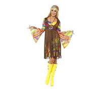 Costume Lady Groovy Année 60/70 Sd M Jaune