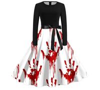 Costume Halloween Adulte Deguisement Femme Robe Longue Dos Nu D'halloween Citrouille 2025 Rétro Médiévale Avec Manches Trompette Reine Sexy Nouvelle Chic Et Elegant Corset Hiver Light Rose M